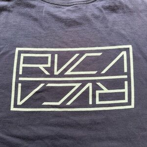 Men's RVCA Blue Short Sleeve T-Shirt, XL